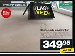 Bauhaus Bambusgulv lamelplanker tilbud