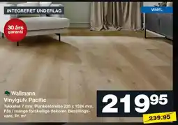 Bauhaus Wallmann Vinylgulv Pacific tilbud