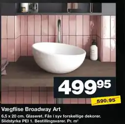 Bauhaus Vægflise Broadway Art tilbud