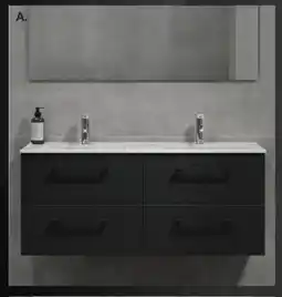 Bauhaus Riva Badmøbel Camden tilbud