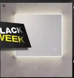 Bauhaus Riva Las Vegas spejl m. LED tilbud