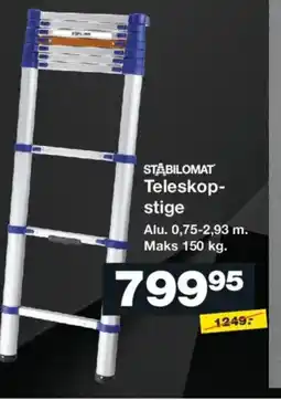 Bauhaus STABILOMAT Teleskop- stige tilbud