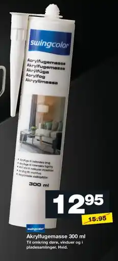 Bauhaus Swingcolor Akrylfugemasse tilbud