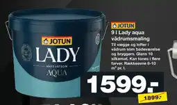 Bauhaus JOTUN Lady aqua vådrumsmaling tilbud