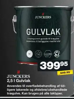 Bauhaus JUNCKERS Gulvlak tilbud