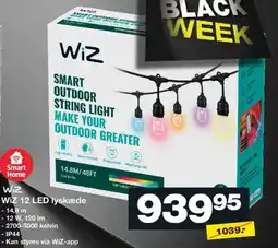 Bauhaus Wiz 12 LED lyskæde tilbud