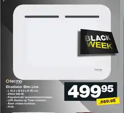 Bauhaus Elradiator Slim Line tilbud