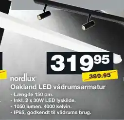 Bauhaus Nordlux® Oakland LED vådrumsarmatur tilbud