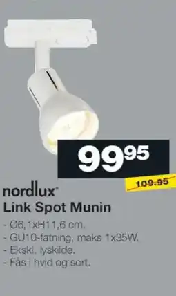 Bauhaus Nordlux Link Spot Munin tilbud