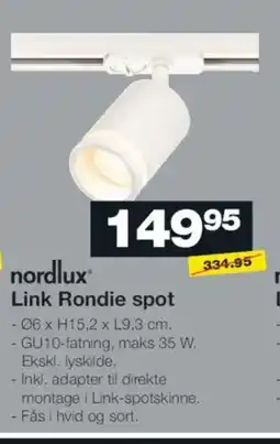 Bauhaus Nordlux Link Rondie spot tilbud