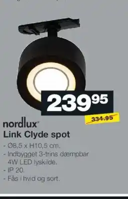 Bauhaus Nordlux® Link Clyde spot tilbud
