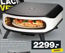 Bauhaus Cozze Pizzaovn med roterende sten tilbud