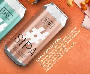 TO ØL HASHTAG SIPA, DKK 100