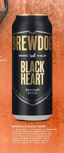 MENY BREWDOG BLACK HEART, DKK 100 tilbud