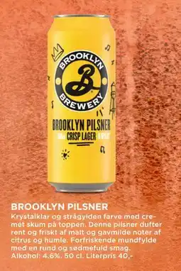 MENY BROOKLYN PILSNER, DKK 100 tilbud