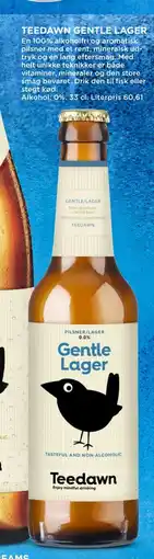 MENY TEEDAWN GENTLE LAGER, DKK 100 tilbud