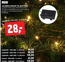 jem & fix JULEBELYSNING TIL BATTERI tilbud