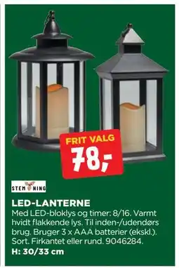 jem & fix LED-LANTERNE, DKK 78 tilbud