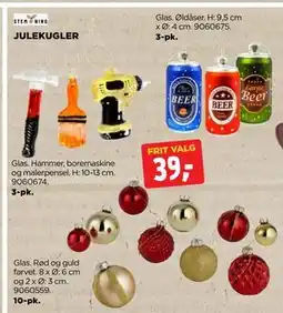 jem & fix JULEKUGLER, DKK 39 tilbud