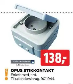 jem & fix OPUS STIKKONTAKT, DKK 138 tilbud