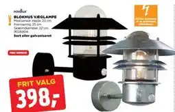 jem & fix BLOKHUS VÆGLAMPE, DKK 398 tilbud