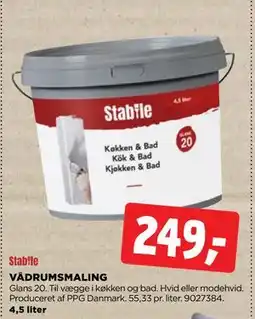 jem & fix VÅDRUMSMALING, DKK 249 tilbud