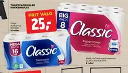 jem & fix TOILETPAPIR ELLER KØKKENRULLE, DKK 25 tilbud