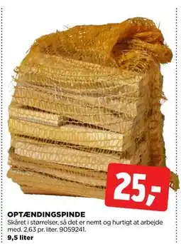 jem & fix OPTÆNDINGSPINDE, DKK 25 tilbud