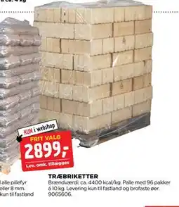 jem & fix TRÆBRIKETTER, DKK 2899 tilbud