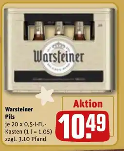 REWE DE Warsteiner Pils tilbud