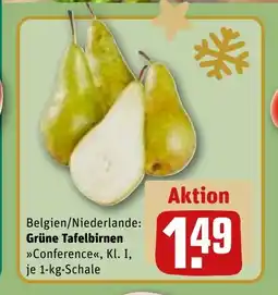 REWE DE Grüne Tafelbirnen tilbud