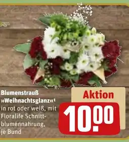 REWE DE Blumenstrauß Weihnachtsglanz tilbud