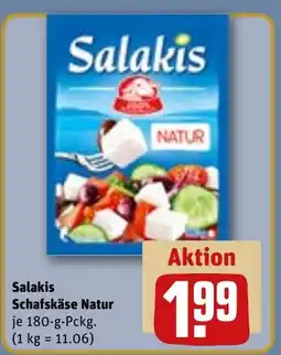 REWE DE Salakis Schafskäse Natur tilbud