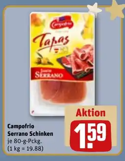 REWE DE Campofrio Serrano Schinken tilbud