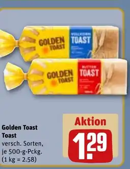 REWE DE Golden Toast Toast tilbud
