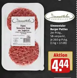 REWE DE Simmentaler Burger Patties tilbud