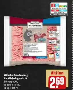 REWE DE Wilhelm Brandenburg Hackfleisch gemischt tilbud