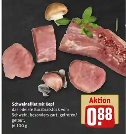 REWE DE Schweinefilet mit Kopf tilbud