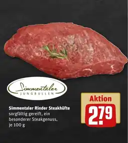 REWE DE Simmentaler Rinder Steakhüfte tilbud