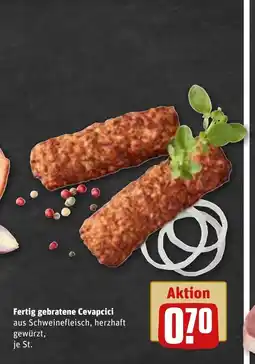 REWE DE Fertig gebratene Cevapcici tilbud