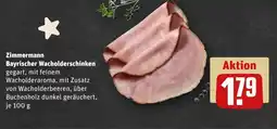 REWE DE Zimmermann Bayrischer Wacholderschinken tilbud