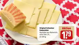 REWE DE Original Schweizer Emmentaler tilbud