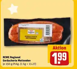 REWE DE REWE Regional Geräucherte Mettenden tilbud