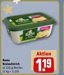 REWE DE Rama Brotaufstrich tilbud
