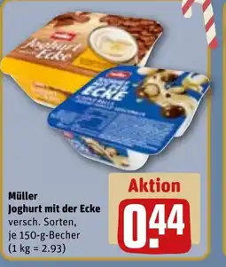 REWE DE Müller Joghurt mit der Ecke tilbud