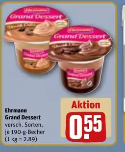 REWE DE Ehrmann Grand Dessert tilbud