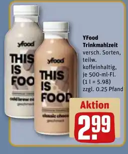 REWE DE YFood Trinkmahlzeit tilbud