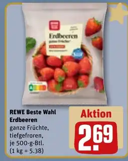 REWE DE REWE Beste Wahl Erdbeeren tilbud