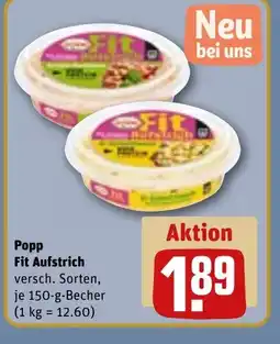 REWE DE Popp Fit Aufstrich tilbud