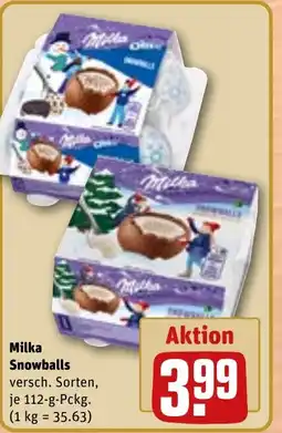 REWE DE Milka Snowballs tilbud